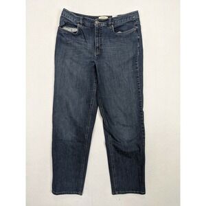 Talbots Womens Jeans Size 12 Cotton Blend Blue Stretch